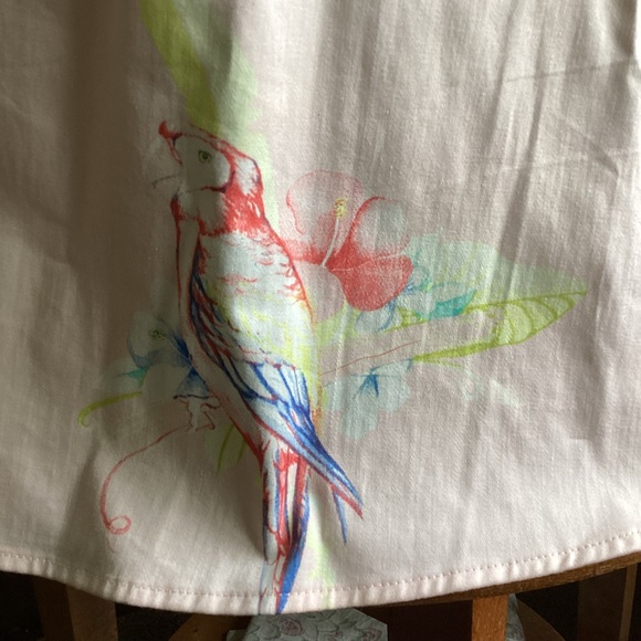 S Diana Vickers Star Amazing Pink Parrot Dress Sheer Top Art 2 Wear - Picture 16 of 16